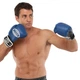 Перчатки для бокса и единоборств кожаные Boxer Heroe 2023 Blue-Black 10 унций - изображение 4