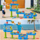 Stolik wodny Woopie 6 w 1 Piaskownica ogromny aquapark wodospad tor wodny 6-poziomowy modułowy 55716 (5906280655716) - obraz 9
