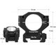 Кольца низкие 25.4 мм DISCOVERY.95in на Picatinny (M240501) - изображение 4