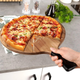 Deska do krojenia Excellent Houseware drewniana 30 cm + nóż do pizzy (8720573602815) - obraz 8