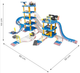 Duży garaż samochodowy Multistore 660-A43 EcoToys komenda policji 4 poziomowy i stacja benzynowa 100 elementów (5905817004072) - obraz 2