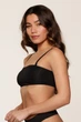 Топ с уплотнённой чашкой LingaDore 48(XL) Чёрный (123785) - изображение 4
