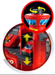 Duży garaż samochodowy Multistore 660-A1 EcoToys straż pożarna 3 poziomowy z windą autka i helikopter 74 elementy (5905817004096) - obraz 3