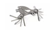 Мультиинструмент для велосипедов Troika Bike Tool, с 18 функциями 4643511 - изображение 4