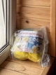 Сумка мішок для прання взуття, кросівок і делікатних тканин у пральній машині 39х19 см, жовтий - зображення 7