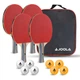 Набор для настольного тенниса Joola Team School 4 Bats 8 Balls (54825) 4914974 - зображення 1
