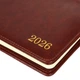 Планинг настольный датированный 2026 Leo Planner City 252677 128 листов коричневый 5146093 - изображение 2