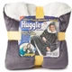 Плед толстовка с капюшоном и рукавами Huggle Hoodie оверсайз. Цвет: серый (064x) - изображение 6