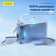 Повербанк 10000 mAh 22.5W Foneng PX115 с LED дисплеем и быстрой зарядкой PD/QC USB-C порт встроенный кабель Type-C lightning универсальный мощный портативный повер банк 10 000 power bank павербанк для телефона iPhone Samsung роутера планшета Silver - изображение 5