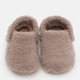 Детские теплые комнатные тапочки для девочки Crocs Classic Cozzzy Slipper K 210856-195 28-29 (C11) Бежевые (1962658804920) - изображение 6