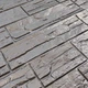 Самоклеющаяся декоративная 3D панель камень Культура серебряный 700x770x5 мм - изображение 3