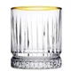 Набор стаканов для виски Elysia Golden touch 355мл 4шт Pasabahce 520004G-6 - изображение 4