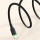 Кабель McDodo Alpha Series USB-C → USB-C 65 Вт LED 1,2 м Чёрный CA-4771 - изображение 4