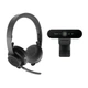 Комплект Веб-камера Logitech Brio 4K Webcam і навушники Zone Wireless Headset (991-000344) - зображення 1