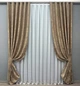 Комплект готовых штор VR-Textil Жаккард Sultan YL № 1207ш Капучино 100х270 см 2 шт (31-549) - изображение 2