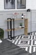 Консольный столик в стиле лофт EcoLoft Лорель DSP-1266 Дуб Аппалачи - изображение 2