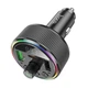 АЗП з FM-модулятором HOCO E82 Guerrero PD30W+QC3.0 car BT FM transmitter Black (6942007620642) - изображение 3