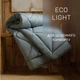 Одеяло MirSon зимнее Евро 220x240 см Шелковое Супер Теплое №9003 Eco Light Gray (2200005993521) - изображение 2