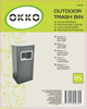 Кошик для сміття OKKO T-F5617M з попільничкою 17 л Чорний (4772013257301) - зображення 2