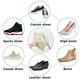 Устілки-вкладиші Вставки під п'яти для регулювання розміру для зменшення розміру 1 пара(2шт) Чорні - изображение 2