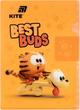 Набор папок-уголков с клапаном Kite Garfield А4 Матовые Оранжевые х 12 шт (GF25-248-2) - изображение 1