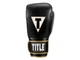 Рукавички тренувальні TITLE Boxeo Mexican Leather Training Gloves Quatro 12 унцій чорний/білий (5174) - изображение 3