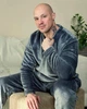 Махрова піжама чоловіча (кофта та штани) однотонна Носи своє 46 Сірий (p-8627-87636) - изображение 4