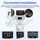 Автомагнитола Podofo / 9" / Сенсорная / Apple CarPlay / Android Auto / Bluetooth / WI-FI / GPS / USB / AUX / TF slot Б/В b1 - изображение 9