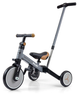 Rowerek trójkołowy Milly Mally Optimus Plus 4w1 szary 5307 (5901761128543) - obraz 1