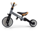 Rowerek trójkołowy Milly Mally Optimus Plus 4w1 szary 5307 (5901761128543) - obraz 8