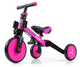 Rowerek trójkołowy Milly Mally Optimus Plus 4w1 różowy 5304 (5901761128512) - obraz 3