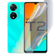 Антишпион приватная плёнка гидрогелевая для смартфона Vivo T2 5G противоударная прозрачная - изображение 1