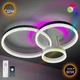 Светильник потолочный светодиодный GENNY ROUND RGB 80W 4R 605x420 WHITE 220V IP20 с пультом ДУ - изображение 1