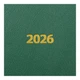 Ежедневник датированный 2026 Buromax Strong А5 из бумвинила 336 страниц зеленый (BM.2129-04) - изображение 12