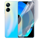 Антишпион приватная плёнка гидрогелевая для смартфона Realme 10 Pro противоударная прозрачная - изображение 1