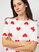 Піжама (футболка + штани) жіноча бавовняна Trendyol THMSS24PT00336 XS White (8683049854708) - зображення 5