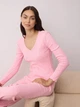 Пижама (лонгслив + штаны) женская Trendyol THMAW26PT00011 S Rosa (8684737543300) - изображение 9