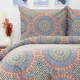 Komplet pościeli Homla Antone Poszewka na pościel 220 x 200 cm + 2 poszewki na poduszki 70 x 80 cm z mikrofibry i wzorem Wielokolorowy (5904183880167) - obraz 5