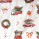 Комплект постільної білизни Homla Holly Jolly Arco Підковдра 220 x 200 см + 2 наволочки 70 x 80 см бавовняний в автомобілі Білий (5904183830124) - зображення 2