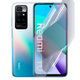 Антишпион приватная плёнка гидрогелевая для смартфона Xiaomi Redmi 10 (4G) противоударная прозрачная - изображение 2