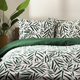 Komplet pościeli Homla B2 Foglie Essentials Poszewka na pościel 160 x 200 cm + 2 poszewki na poduszki 70 x 80 cm bawełniany w liście Beżowy (5906496736926) - obraz 5