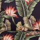 Komplet pościeli Homla Banana Leaf Belaga Poszewka na pościel 220 x 200 cm + 2 poszewki na poduszki 70 x 80 cm z mikrofibry w liście i kwiaty Czarny (5902869989111) - obraz 2