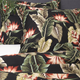 Komplet pościeli Homla Banana Leaf Belaga Poszewka na pościel 220 x 200 cm + 2 poszewki na poduszki 70 x 80 cm z mikrofibry w liście i kwiaty Czarny (5902869989111) - obraz 4