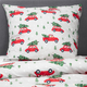 Комплект постільної білизни Homla Holly Jolly Bil Підковдра 220 x 200 см + 2 наволочки 70 x 80 см з мікрофібри в автомобілі Сірий (5904183830063) - зображення 4