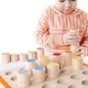 Дерев'яний сортер Guidecraft Manipulatives Кольорові циліндри (G6734) - зображення 4