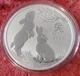 Серебряная монета Австралии Год Кролика от Perth Mint 1/2 унции 2023 - изображение 5