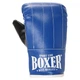 Снарядные перчатки тренировочные кожвинил Boxer 2015 Blue-Black размер L - изображение 2