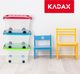 Кошик-органайзер Kadax з кришкою на колесах прозорий 60 л (5903699425879) - зображення 7