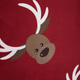 Комплект постільної білизни Homla Reindeer 160 x 200 см + 2 наволочки 50 x 60 см з мікрофібри північні олені Червоний (5904183806655) - зображення 2