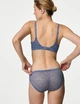 Бюстгальтер женский Marks & Spencer Body Soft полного покрытия с косточками, формованные чашки серо-синий 80K (3242) - изображение 4